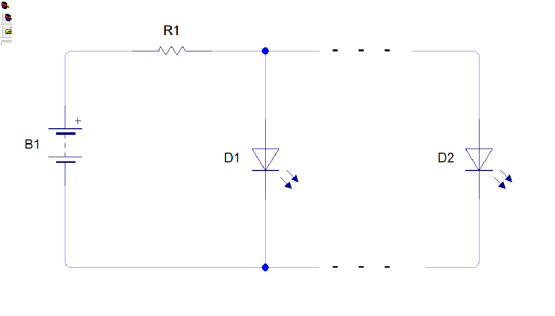 LEDs en paralelo