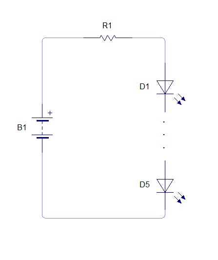 LEDs en serie